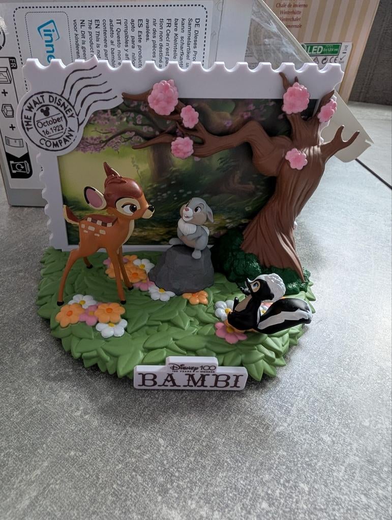 Disney D-Stage Beast Kingdom Bambi 100 Years of Wonder, Ophalen of Verzenden, Nieuw, Beeldje of Figuurtje