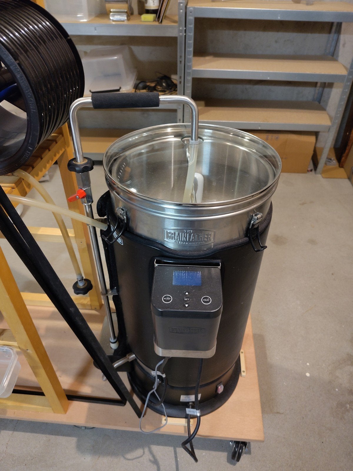 Complete brouwinstallatie te koop, Ophalen