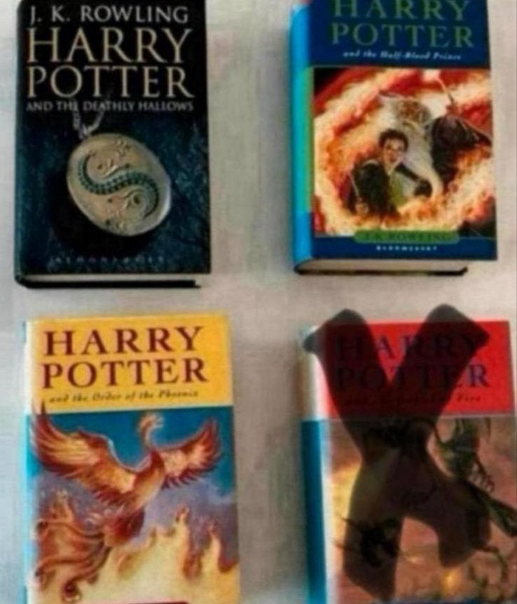 Harry Potter Boeken: Halfbloed Prins, Orde van de Feniks, Re, Ophalen of Verzenden, Gebruikt, Boek of Poster