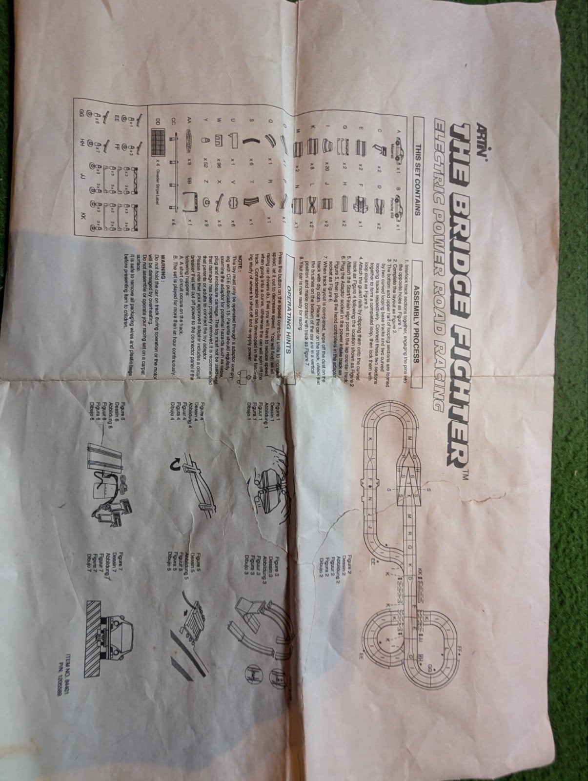 Artin racebaan, Ophalen, Elektrisch, Overige merken, Met looping