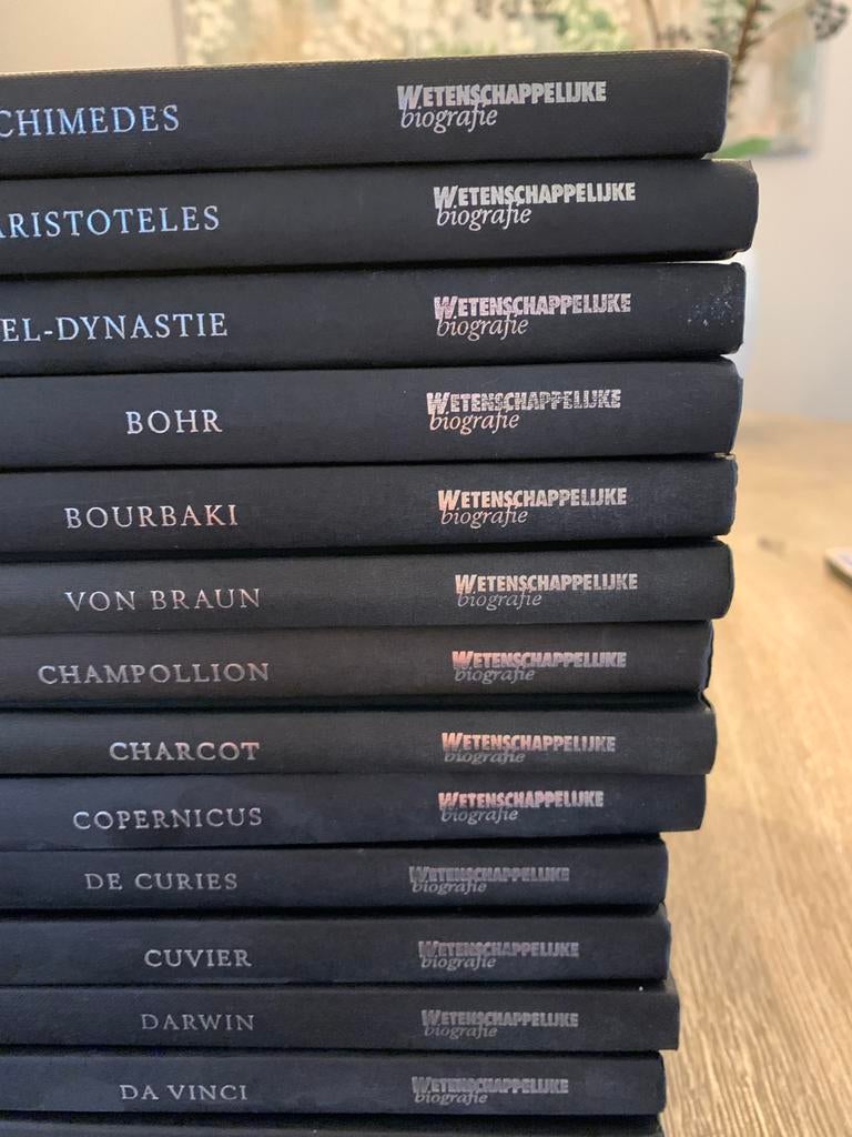 Biografiën wetenschap Archimedes tot vd Waals, Ophalen, Zo goed als nieuw