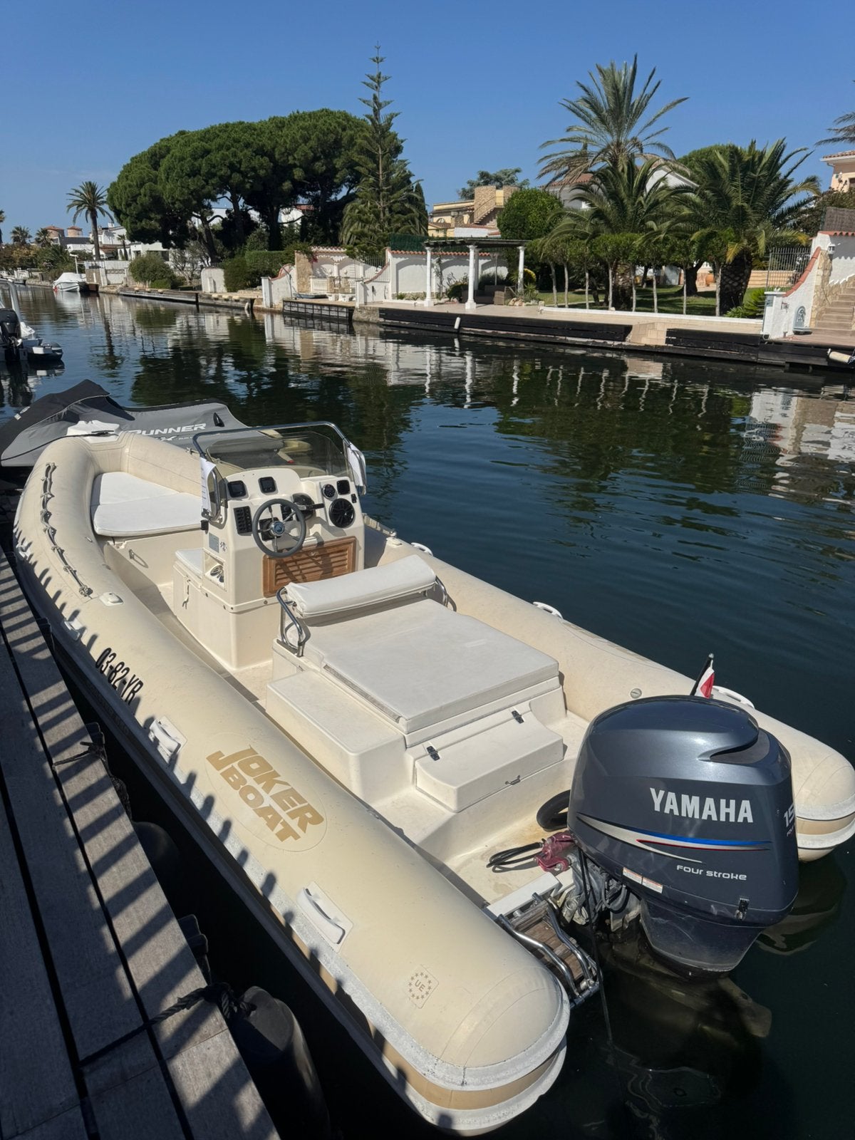 Joker Coaster 650, Watersport en Boten, Rubberboten, Gebruikt, Jokerboat, Overige materialen, Anker, Brandstoftank, Inclusief motor