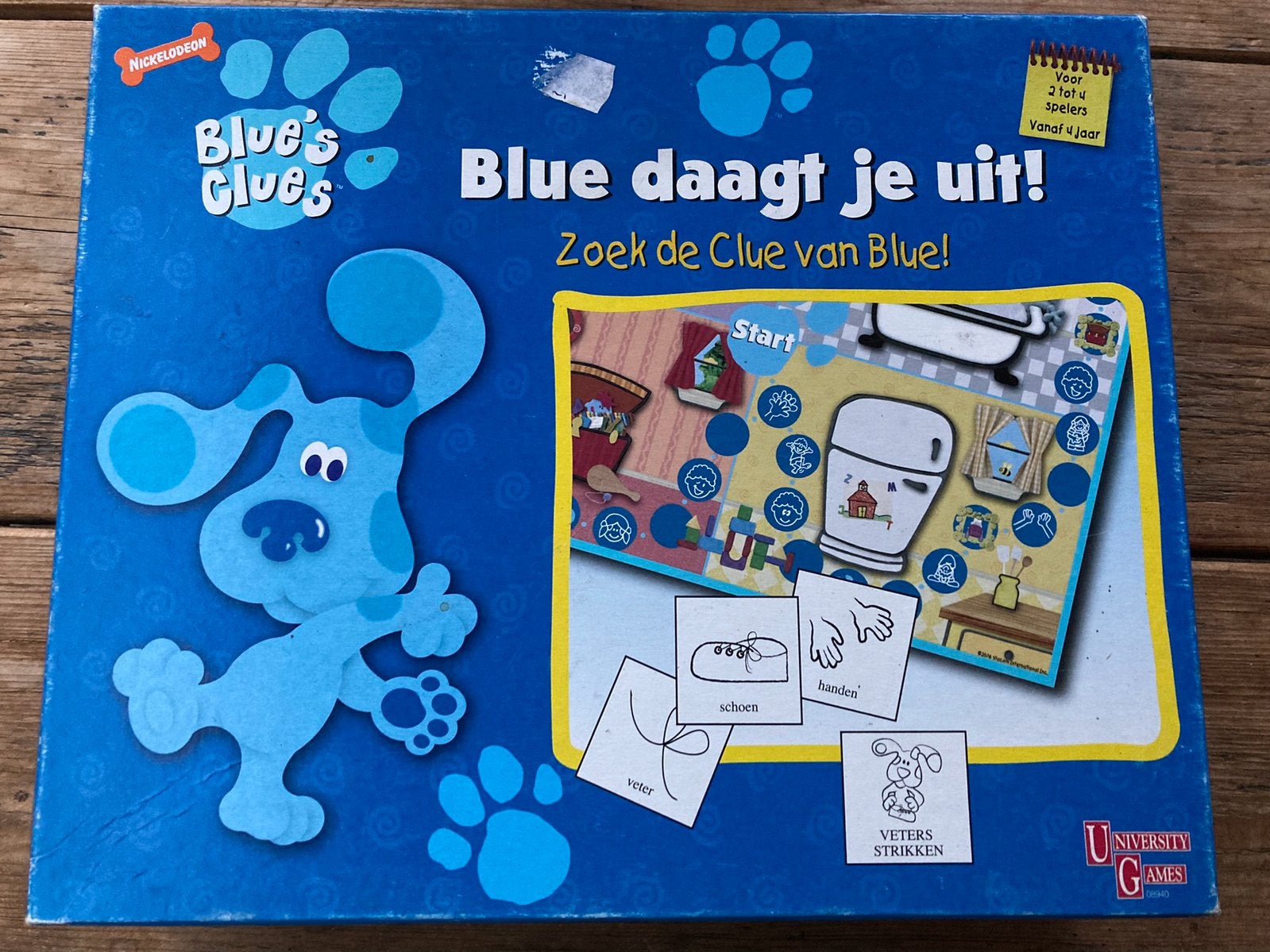 Blue daagt je uit. Zoek de clue van Blue., Ophalen of Verzenden, Zo goed als nieuw