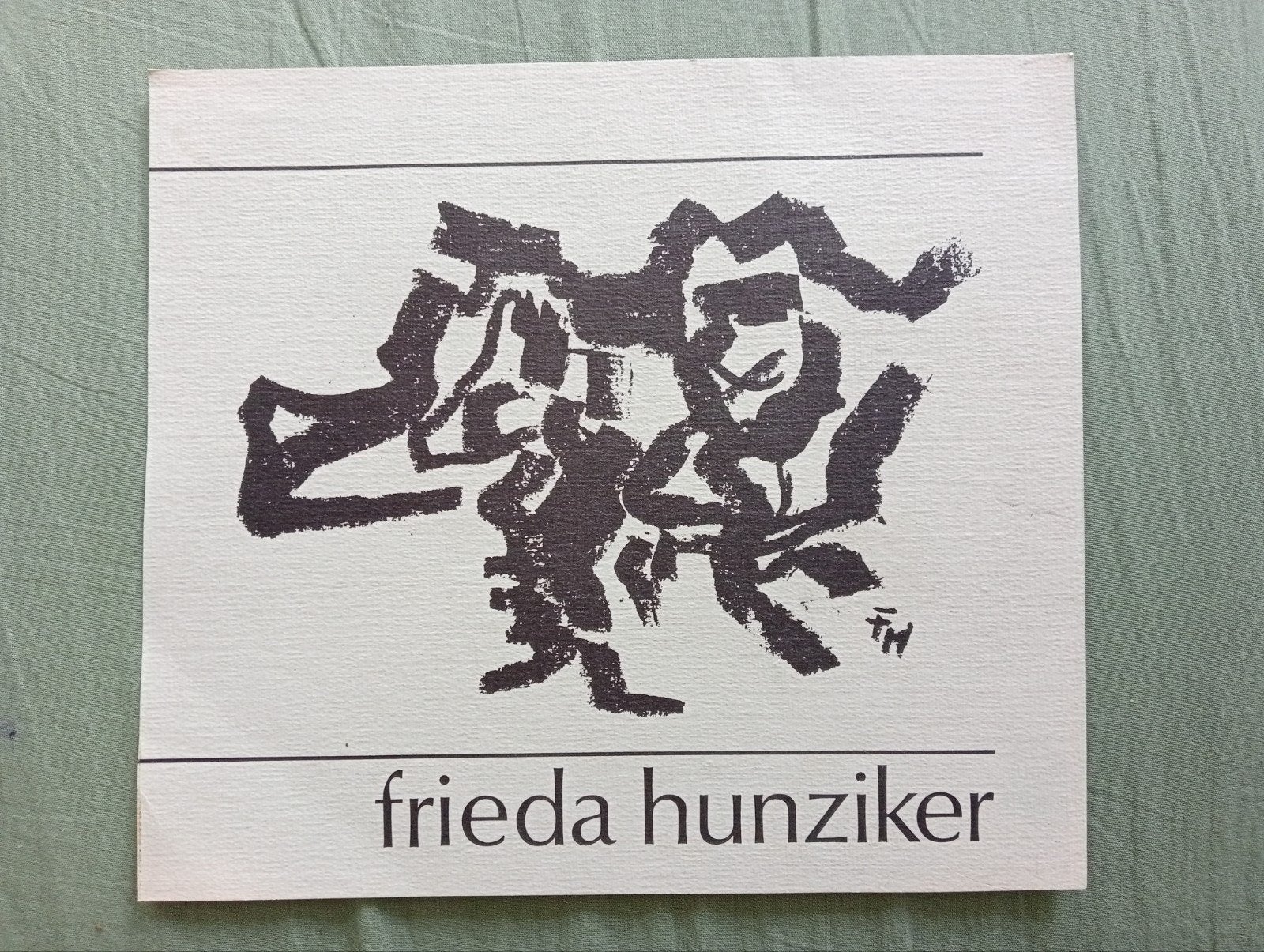 Frieda Hunziker Litho boek cover, Ophalen of Verzenden
