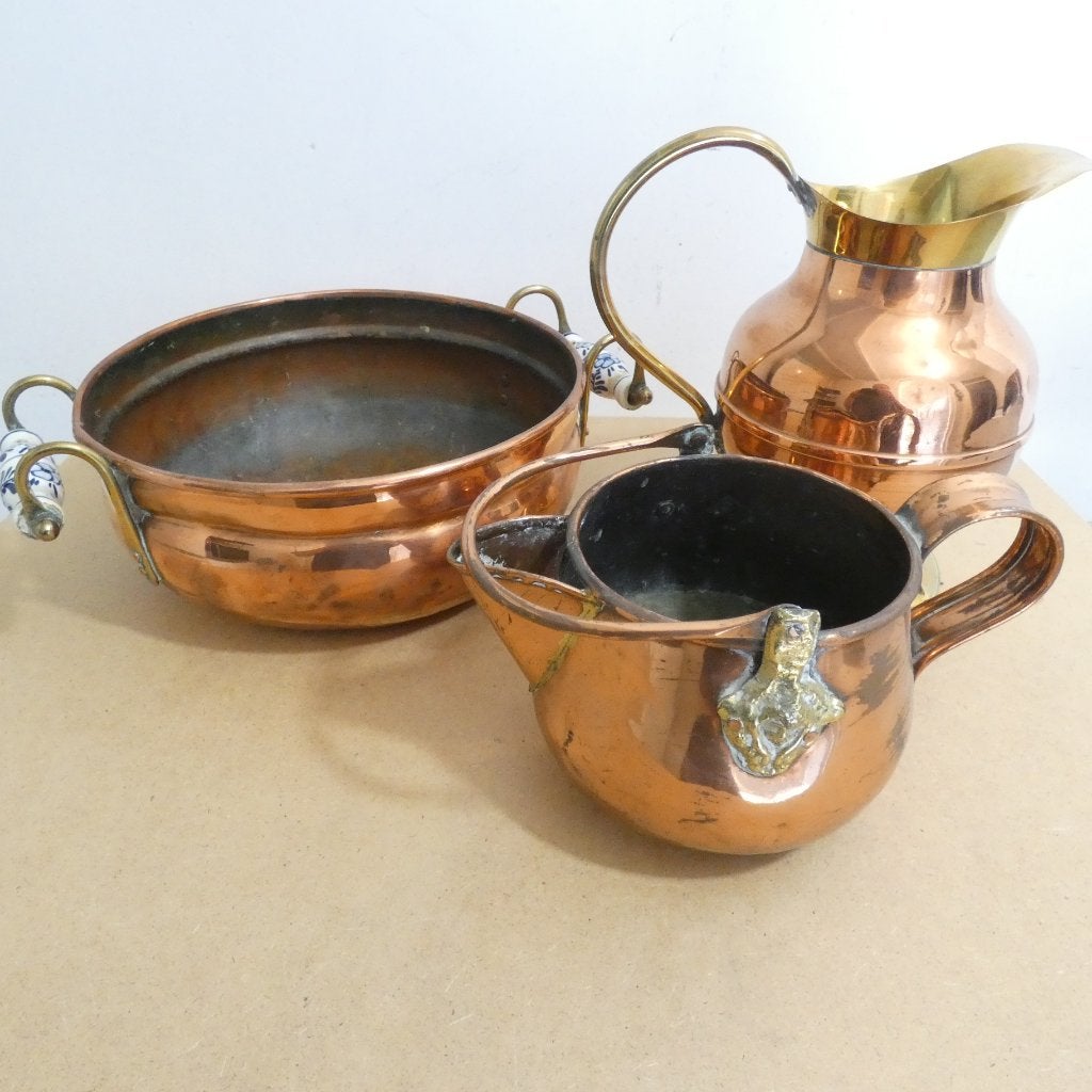 Oud koperen voorwerpen [805], Ophalen of Verzenden