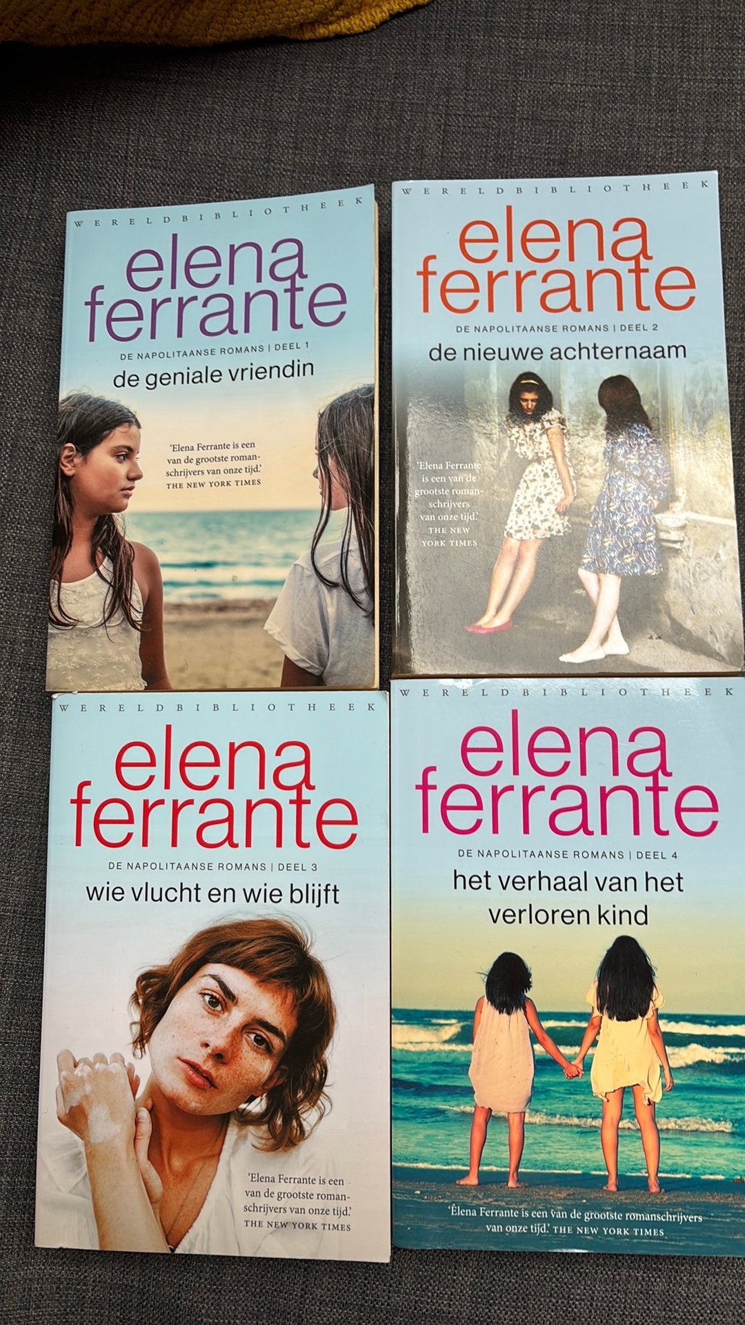 De Napolitaanse Romans - Elena Ferrante (4 delen), Boeken, Ophalen of Verzenden, Gelezen, Nederland