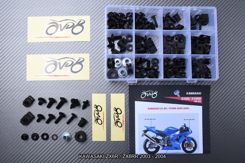 Kuip bouten set voor KAWASAKI ZX6R / ZX6RR 2003 2004, Motoren, Verzenden, Nieuw