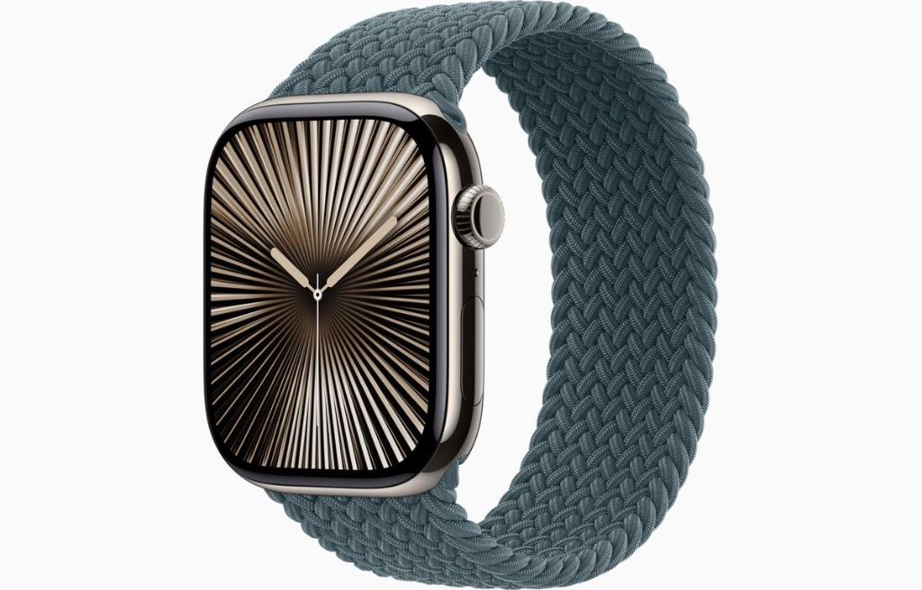 Apple Watch Braided Solo Lake Green Size 2 & 3 beschikbaar, Bandje, Apple, Nieuw, Apple