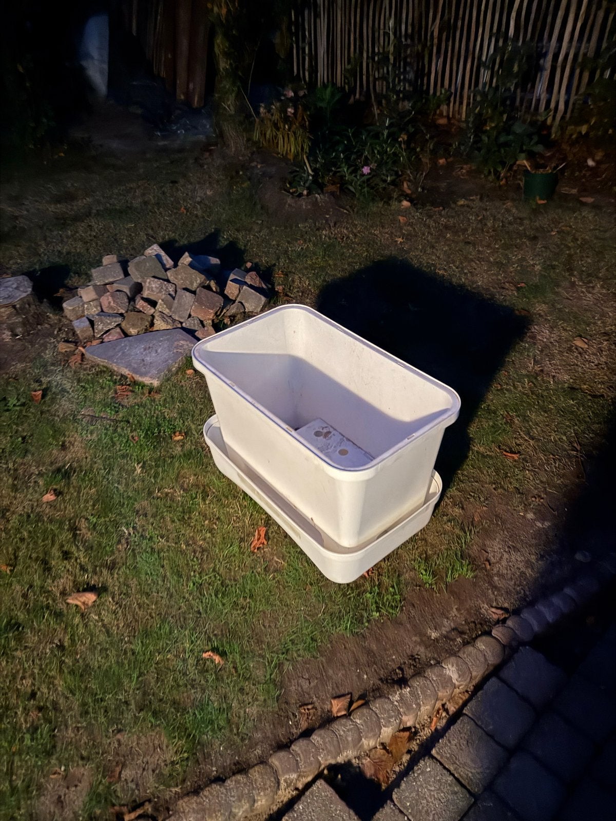 Wasmand met deksel, geschikt als kruk voor kinderen, ikea, Ophalen, Gebruikt, Wit