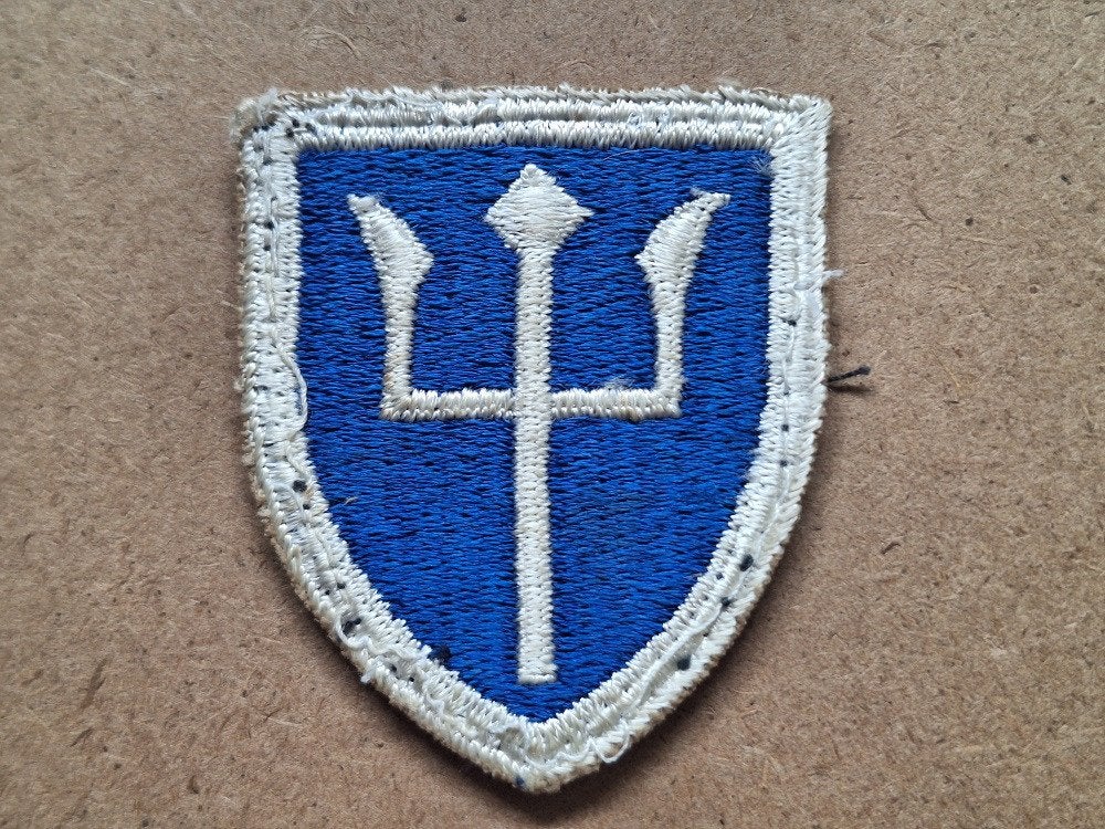 WWII US 97th Infantry Division patch, Verzenden, Amerika, Embleem of Badge