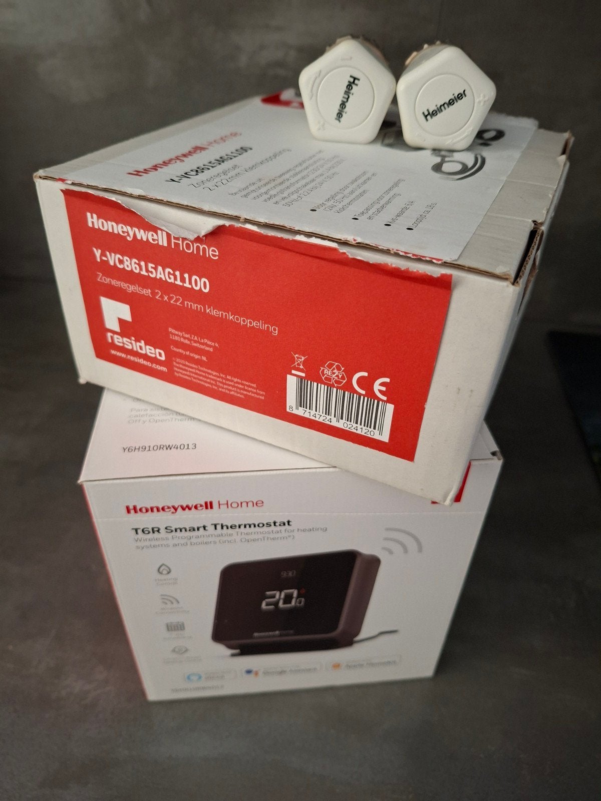 kamerthermostaat, Ophalen, Nieuw