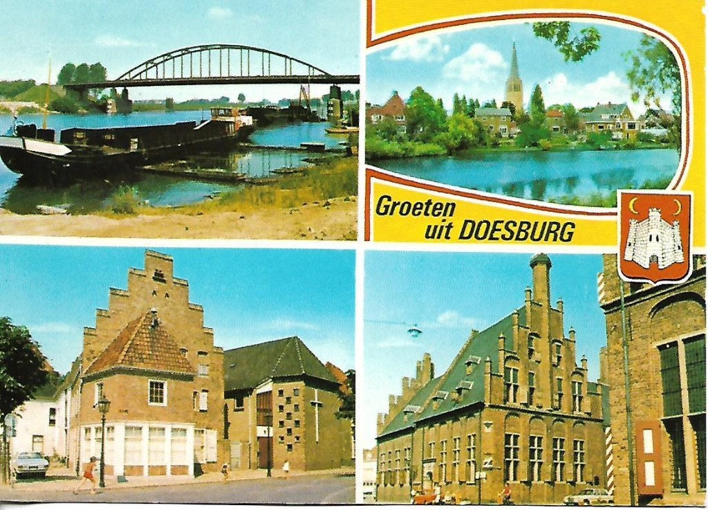 Doesburg- -4-luik., Verzenden, 1960 tot 1980, Gelopen, Gelderland