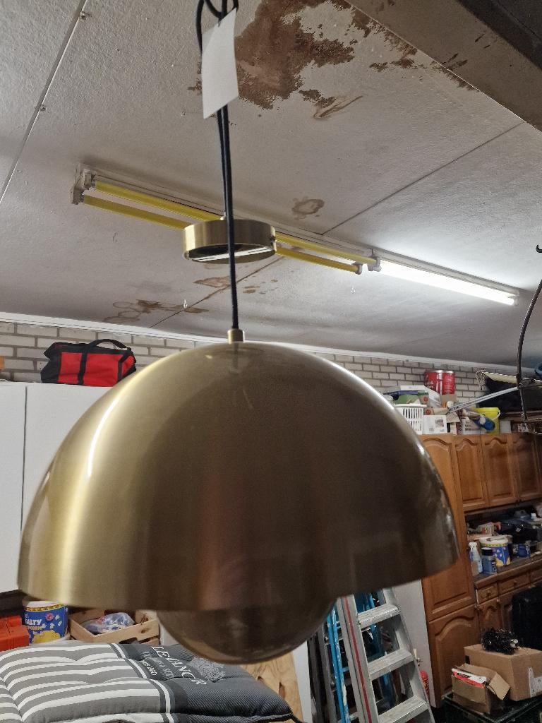 Hanglamp, Ophalen, Zo goed als nieuw, Metaal, Minder dan 50 cm