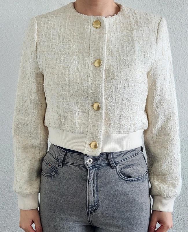 Zara jas, kleur creme, maat m, merk zara, Maat 38/40 (M), Ophalen of Verzenden, Zo goed als nieuw, Wit