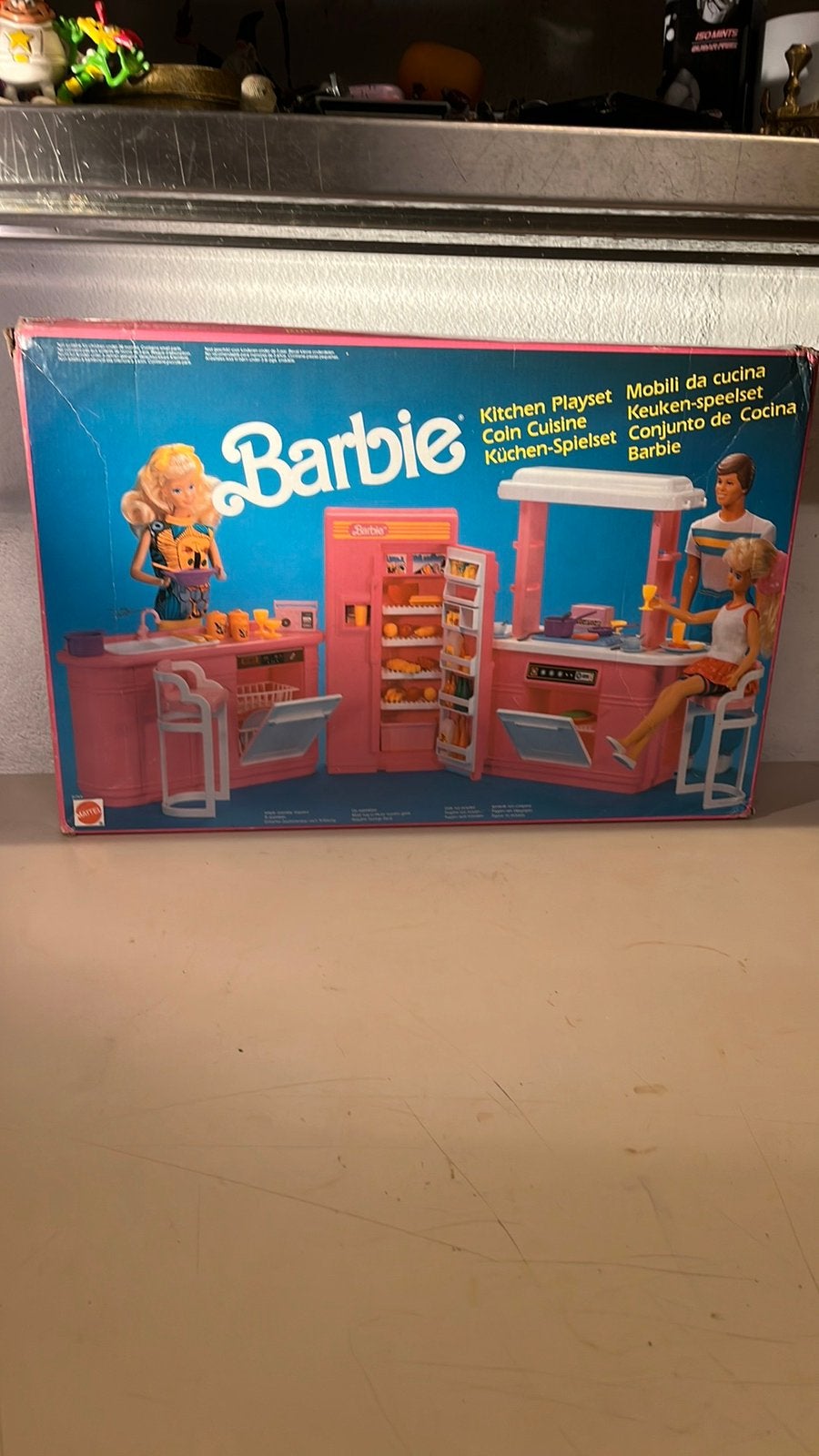 Barbie speelgoed keuken - huis - camper truck vintage, Ophalen of Verzenden, Zo goed als nieuw, Toebehoren