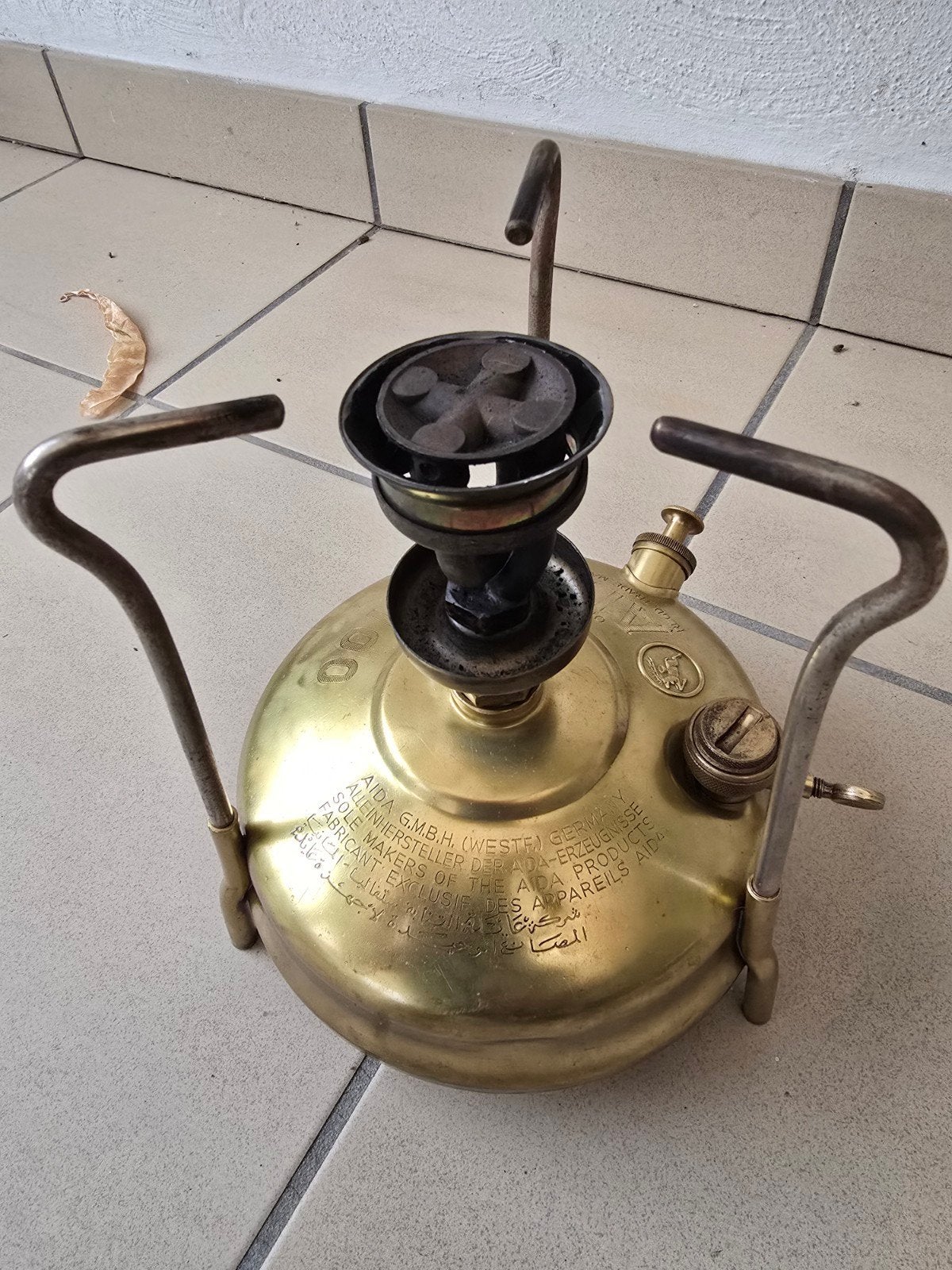 Vintage AIDA N.100 Petroleumbrander - Made in Germany, Antiek en Kunst, Ophalen