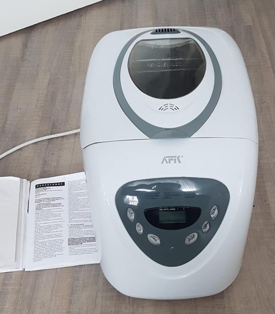 Broodbakmachine, Witgoed en Apparatuur, Broodbakmachines, 800 tot 1200 gram deeg, Zo goed als nieuw, Kijkvenster, Ophalen
