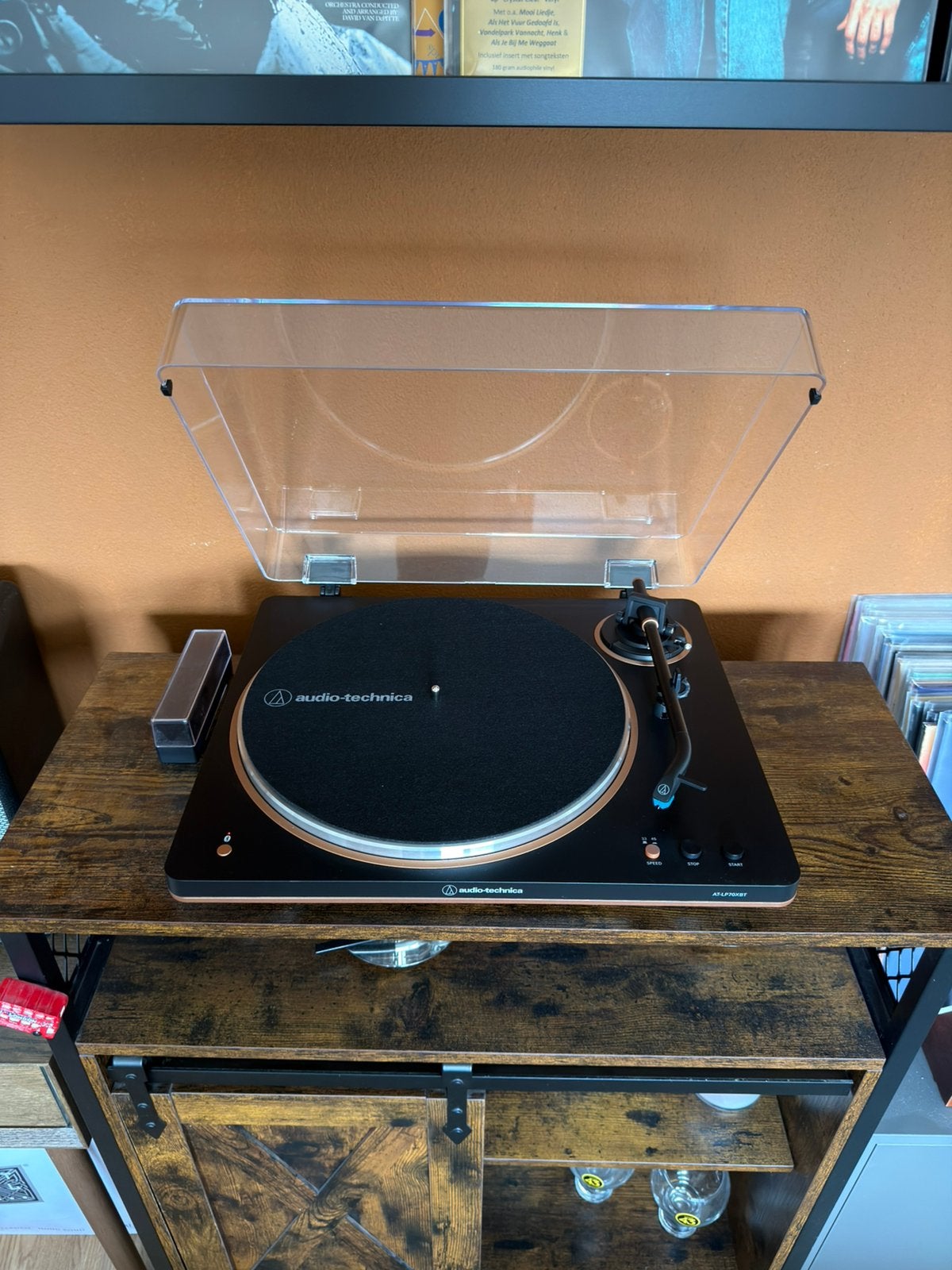 Audio-Technica AT-LP70xBT Platenspeler - Zo goed als nieuw, Overige merken, Ophalen of Verzenden, Zo goed als nieuw, USB-aansluiting