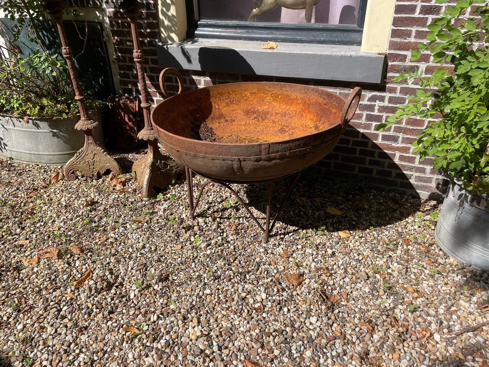 Vuurschaal zware kwaliteit, Tuin en Terras, Ophalen of Verzenden, Zo goed als nieuw