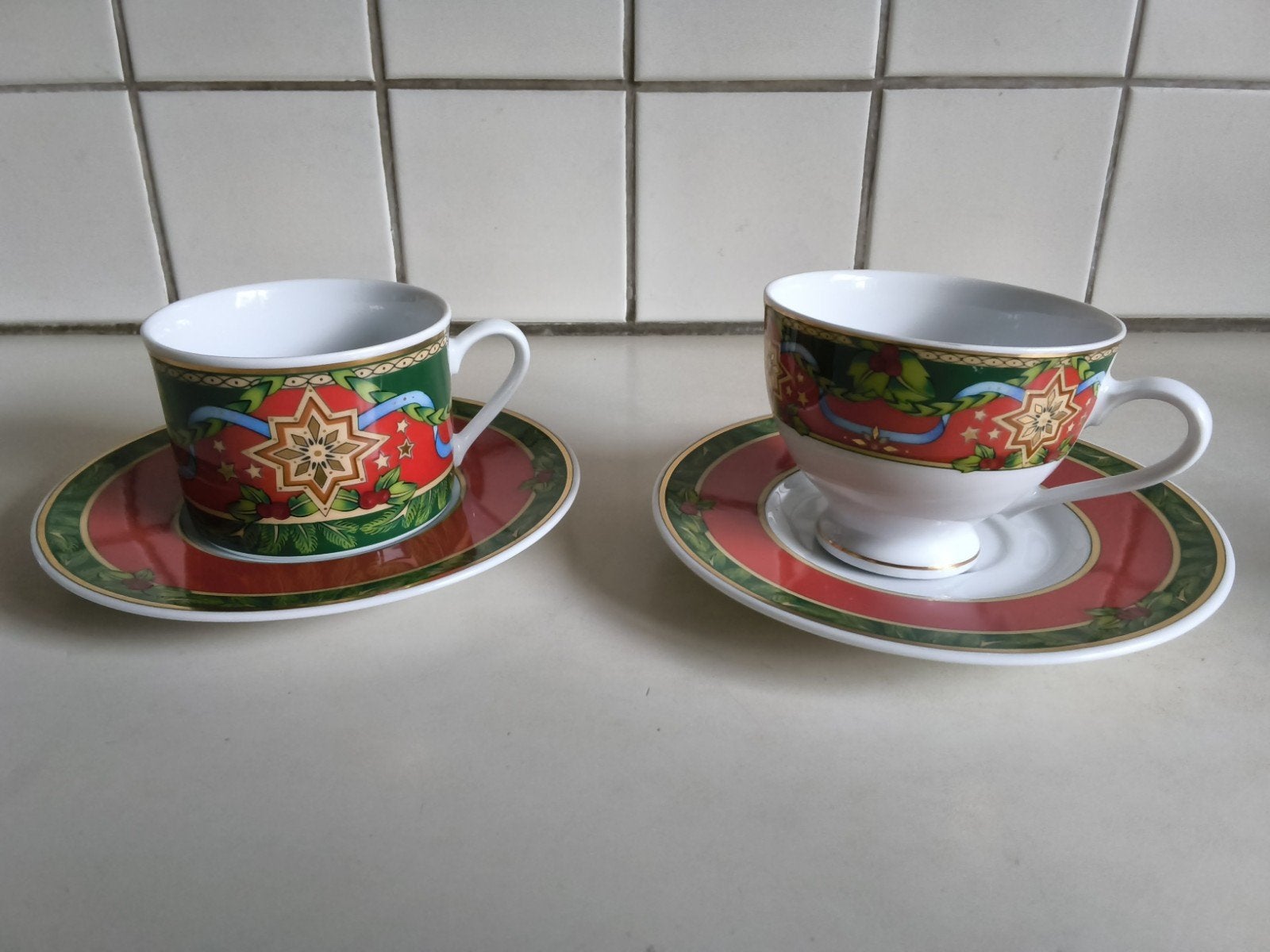 heinrich winterling kerst kop en schotels, Ophalen of Verzenden, Porselein, Overige stijlen, Kop(pen) en/of Schotel(s)