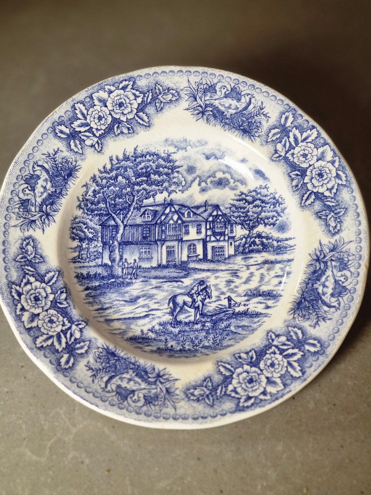 Antiek Engels bord - Ironstone Tableware, English Style, Ophalen of Verzenden