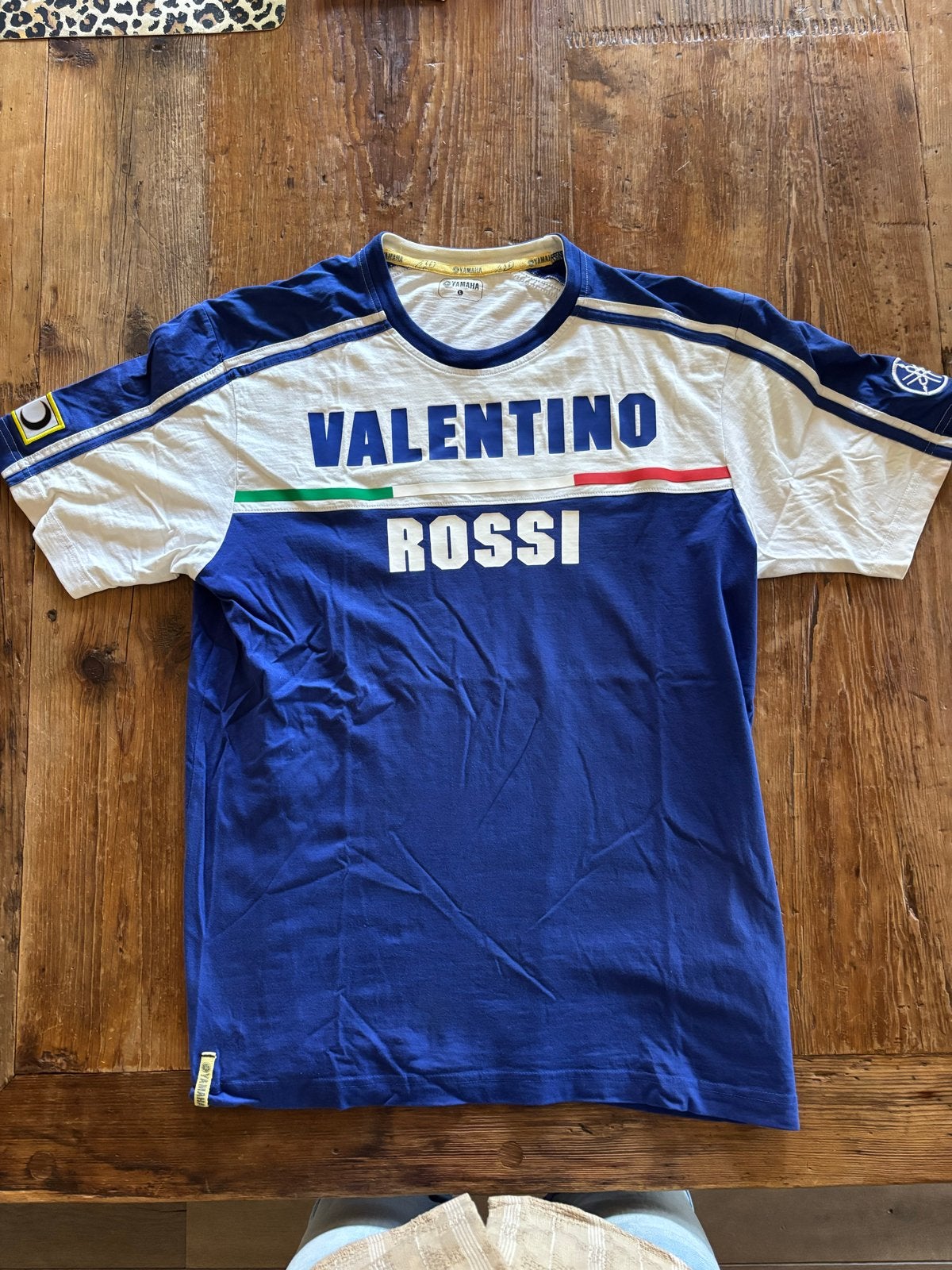 Vintage VR-46 Valentino Rossi T-shirt Maat L, Ophalen of Verzenden, Zo goed als nieuw, Maat 52/54 (L), Blauw