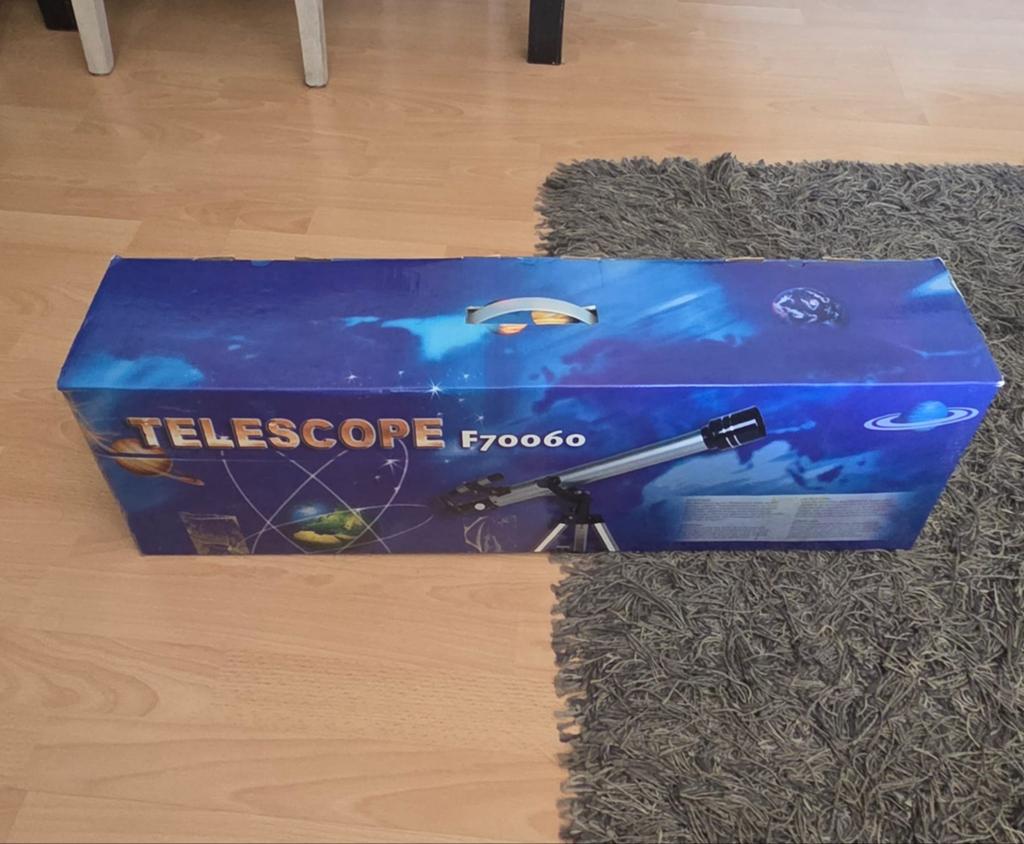F70060 Telescoop, Ophalen of Verzenden, Zo goed als nieuw, Minder dan 80 mm, Lenzentelescoop (refractor)