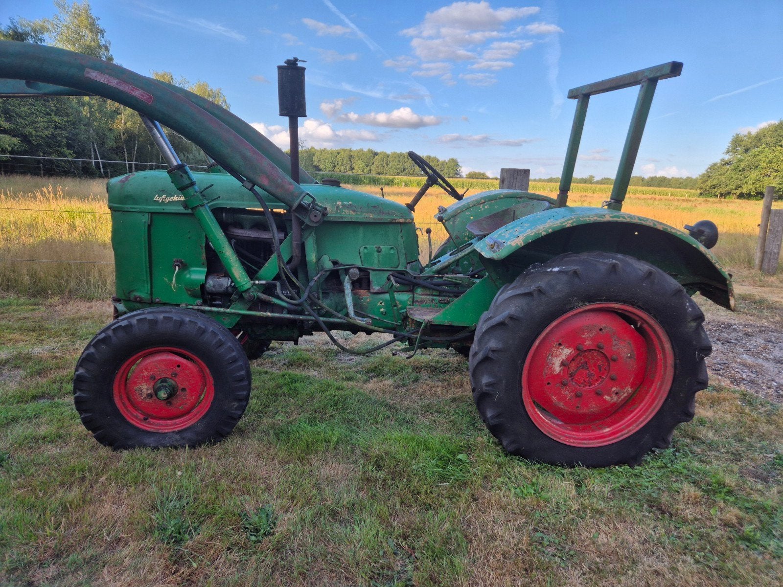Deutz D40.1 N met Baas voorlader, Ophalen, 3000 tot 4000 kg, Diesel, Heftruck