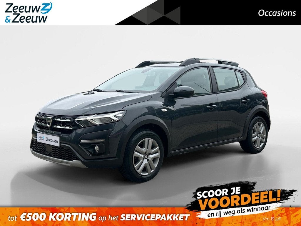 Dacia Sandero Stepway 1.0 TCe 100 Bi-Fuel Comfort | Trekhaak, Auto's, Dacia, Bedrijf, Te koop, Sandero Stepway, ABS, Airbags, Airconditioning