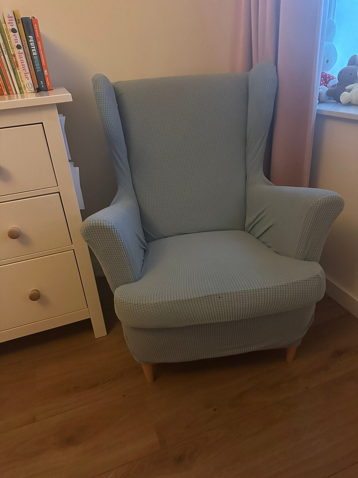 Strandmon Ikea oorfauteuil, Ophalen, Gebruikt, 75 tot 100 cm, 75 tot 100 cm