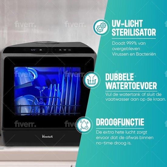 Mini Vaatwasser – Compacte Vaatwasser – Draagbare Vaatwasser, Corvance B.V., Verzenden, Nieuw, Corvancebol@gmail.com