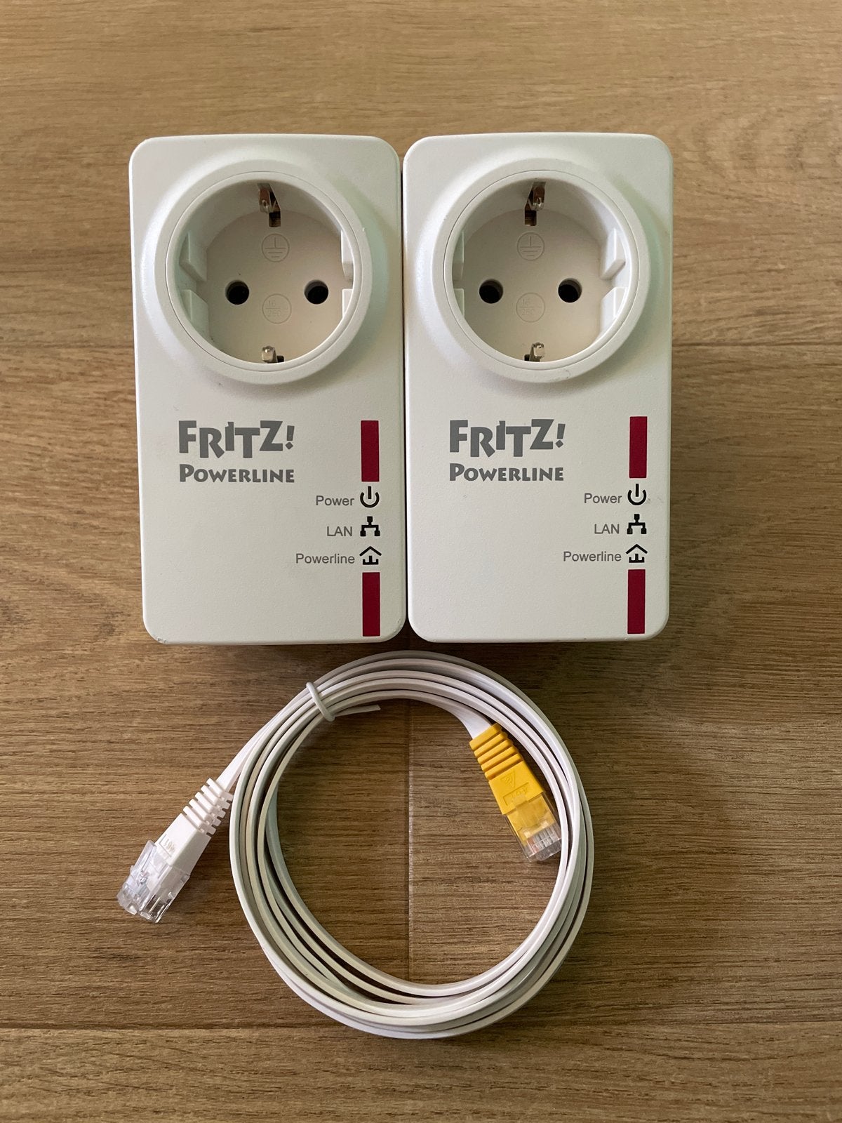 FRITZ!Powerline 530E Set - Powerline Adapters, Computers en Software, Powerlines, Ophalen of Verzenden, Zo goed als nieuw