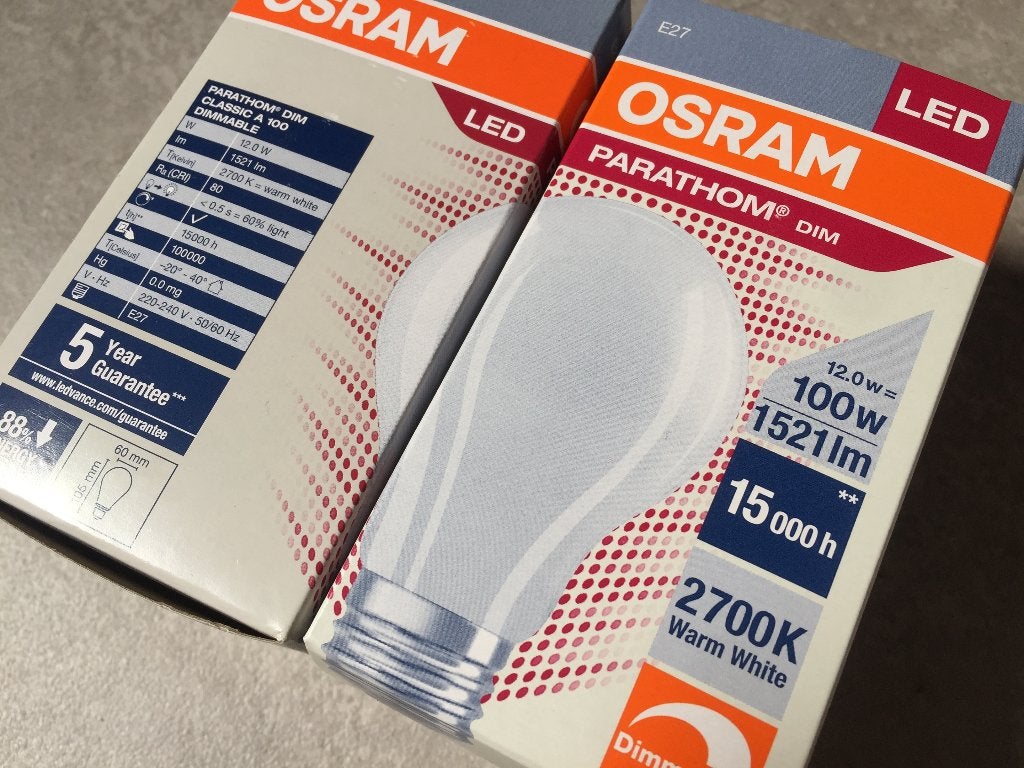 71x OSRAM Dimbaar LED Parathom/Superstar E27 12/100 Watt, Led-lamp, Osram, 60 watt of meer, Dimbaar
