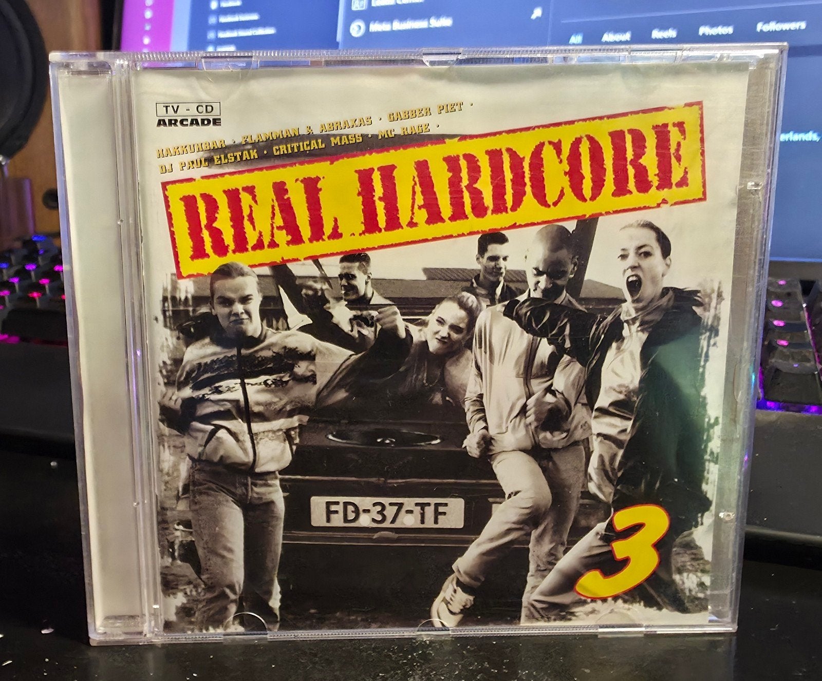 Real Hardcore 3- 1996, Hardcore, Eerste persing, Verzenden, Zo goed als nieuw