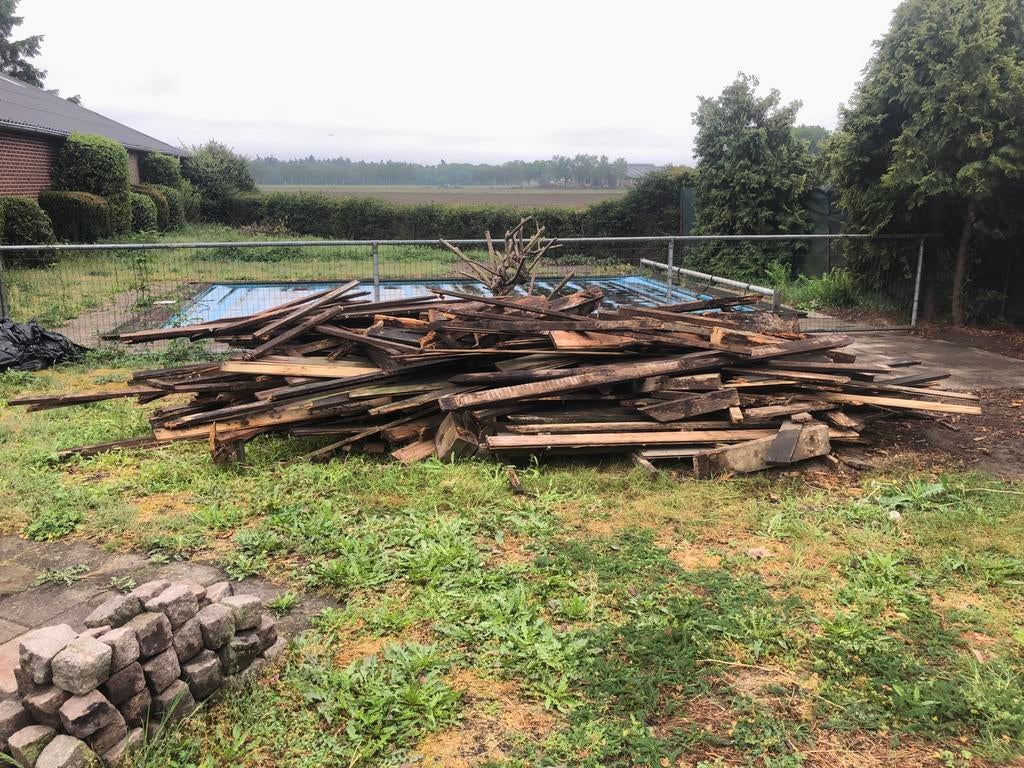 Stookhout, Tuin en Terras, Ophalen
