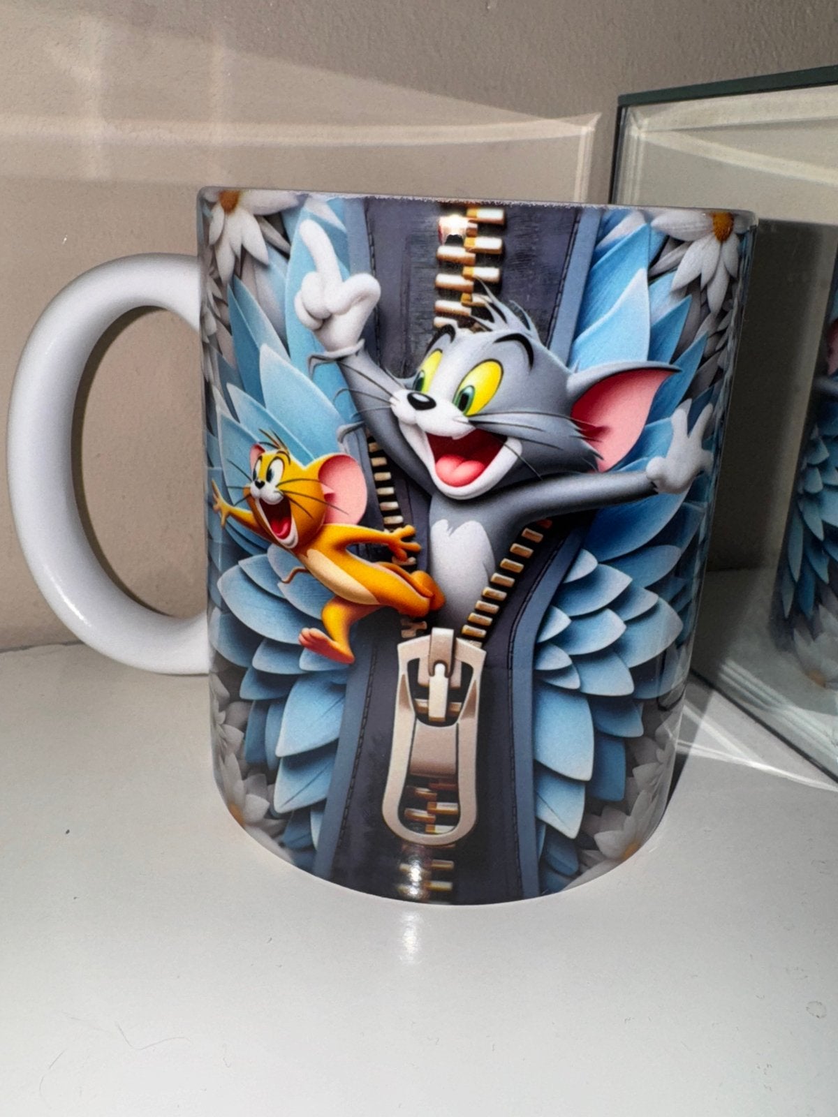 Nieuwe Tom & Jerry Mok - Leuk Cadeau!, Huis en Inrichting, Overige typen, Nieuw, Ophalen of Verzenden, Steen/keramiek