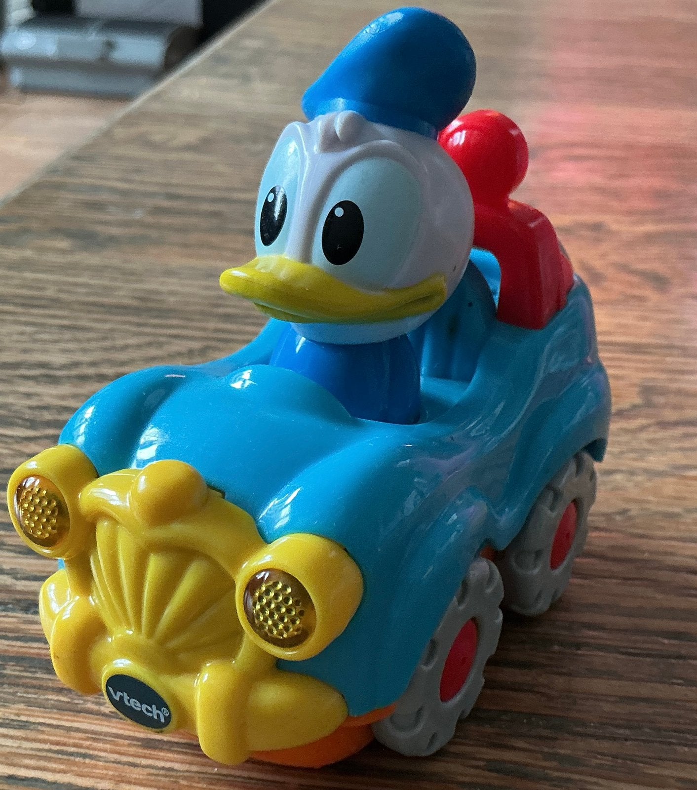 VTECH DONALD DUCK IN OUDE AUTO VÉÉL VTECH MODELLEN, Kinderen en Baby's, Speelgoed | Vtech, Ophalen, Gebruikt