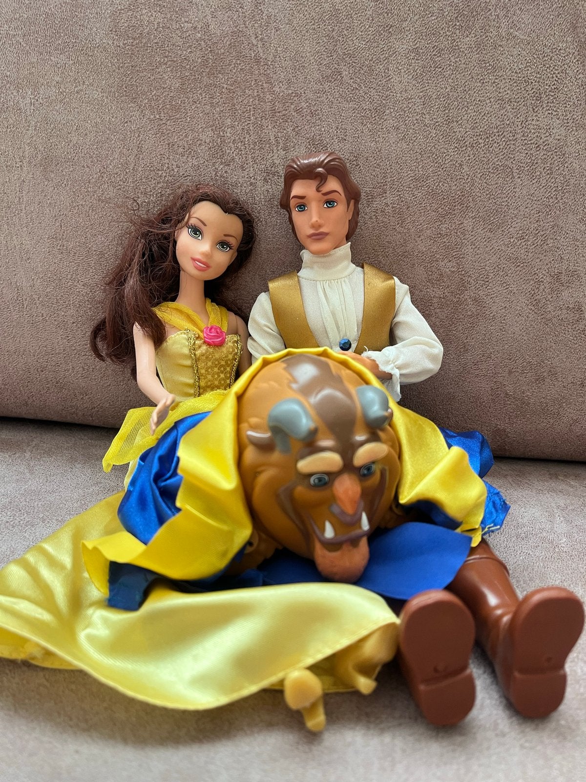 Mattel Belle en het Beest Barbie set, Ophalen of Verzenden, Gebruikt, Barbie