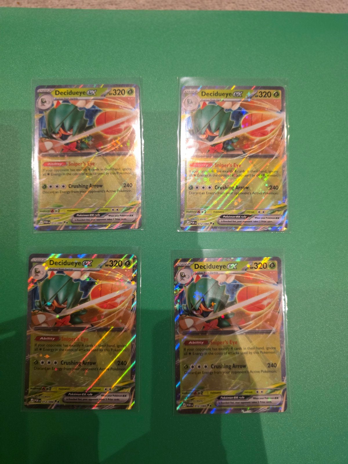4x Decidueye GX Pokémon kaarten - Prijs per stuk, Ophalen of Verzenden, Zo goed als nieuw, Losse kaart