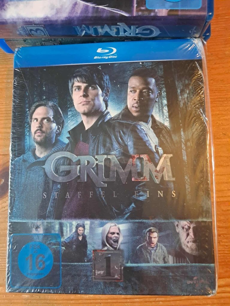Grimm seizoen 1 t/m 4 op blu-ray (import), Cd's en Dvd's, Ophalen, Vanaf 16 jaar, Duits, Zo goed als nieuw