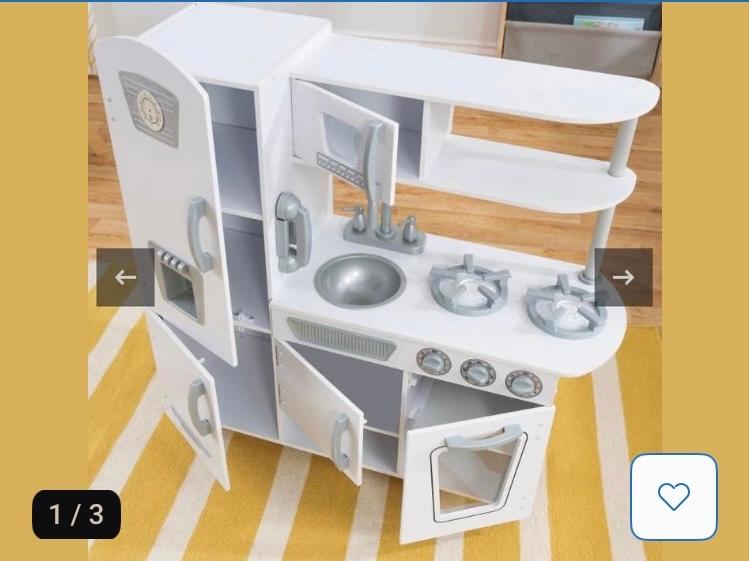Kidkraft Speelkeuken - Wit Hout - Gebruikt, Kinderen en Baby's, Speelgoed | Speelkeukens, Ophalen, Gebruikt, Hout, Speelkeuken