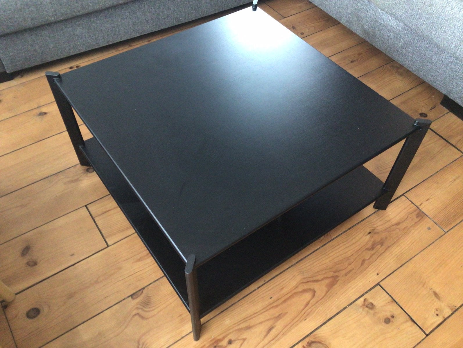 Salon tafel JÄTTESTA, Huis en Inrichting, Tafels | Salontafels, Ophalen, Gebruikt, 50 tot 100 cm, Vierkant
