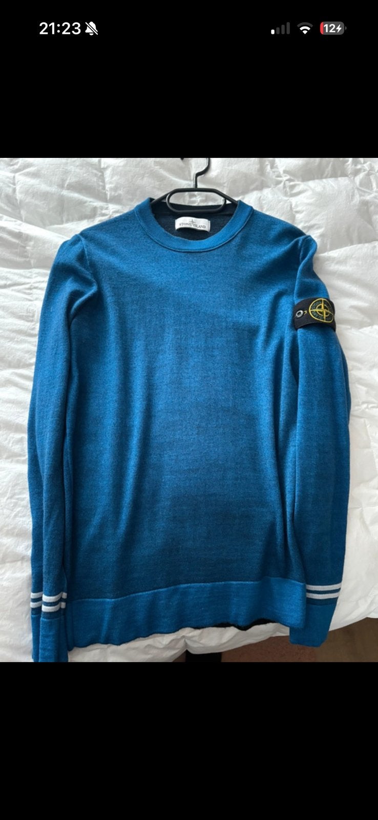 Stone island trui, Ophalen of Verzenden, Zo goed als nieuw, Maat 48/50 (M), Blauw