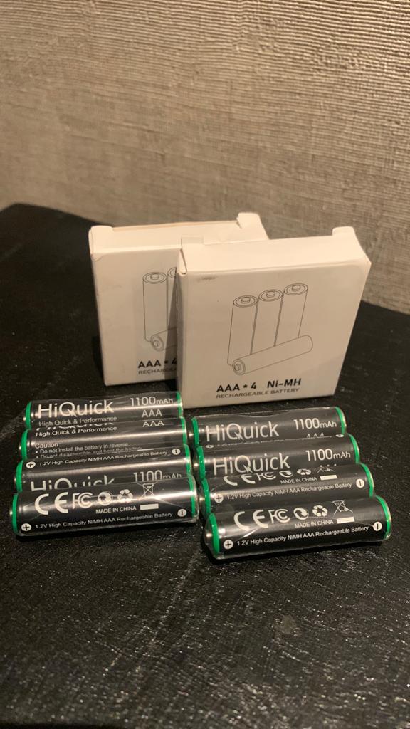 EBL 168x AAA Oplaadbare Batterijen 1100 mAh, Audio, Tv en Foto, Accu's en Batterijen, EBL, Nieuw, Ophalen of Verzenden, Oplaadbaar