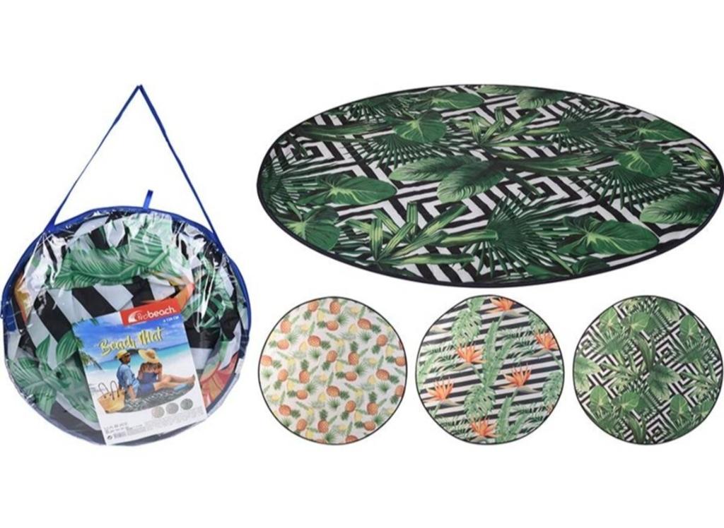 Nieuw! Ronde Pop-up Strandmatten Ø 138 cm Diverse printen, Ophalen of Verzenden, Nieuw