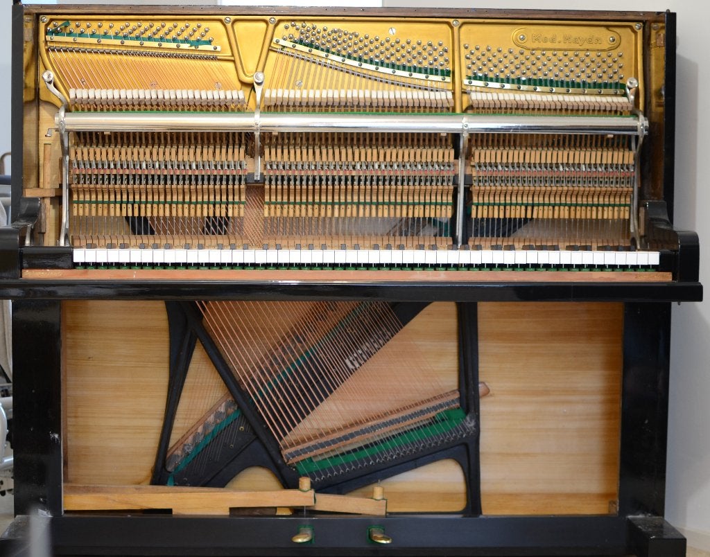 piano, compleet gerestaureerd, Ophalen, Zwart, Zo goed als nieuw, Piano