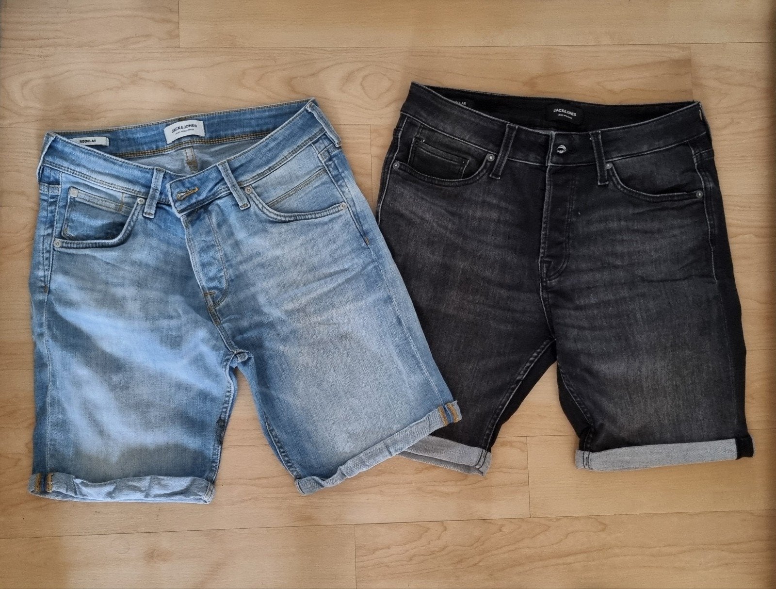 Jack & Jones Mast S Herenbroek (2 stuks), Ophalen of Verzenden, Gedragen, Blauw, Jack & Jones