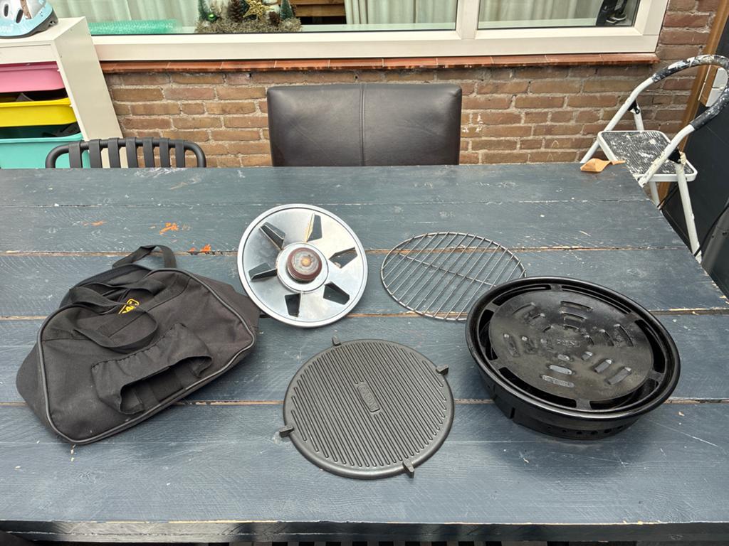 Cadac Safari Chef 6521 - Compacte Gasbarbecue, Caravans en Kamperen, Ophalen of Verzenden, Gebruikt