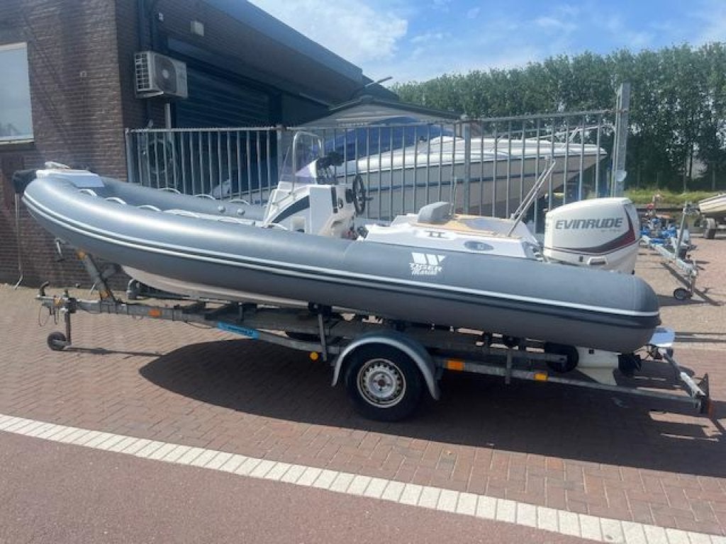 Tiger Marine 520 sportline incl 90 pk Evinrude, 5 m, Zo goed als nieuw, 2 m, Tiger Marine