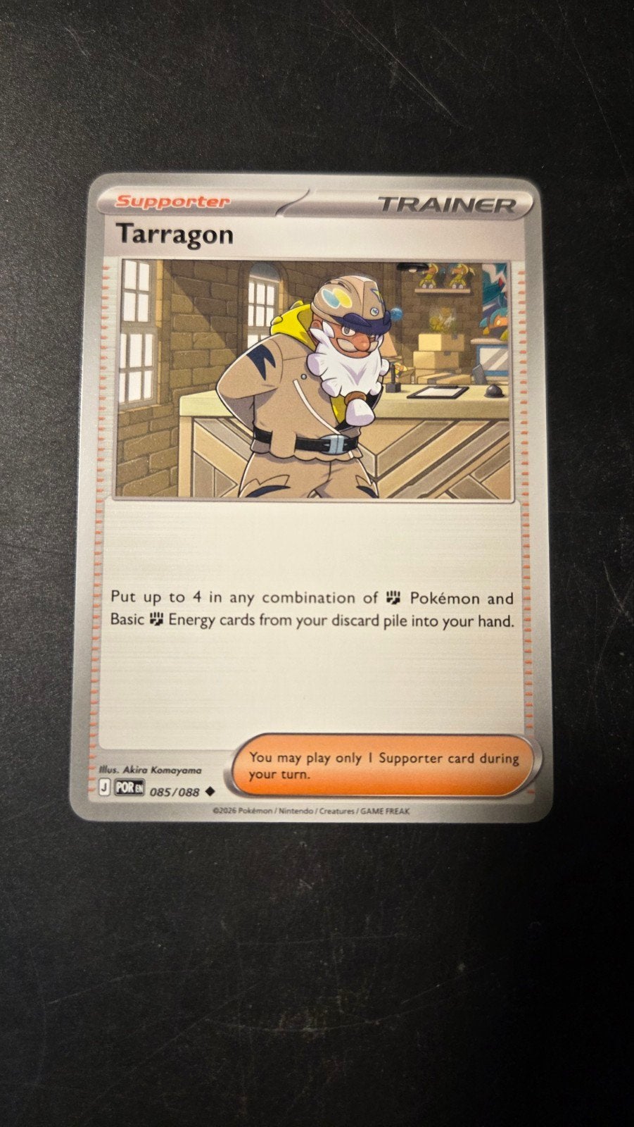 Pokémon TCG: Tarragon 085/088 - Perfecte staat, Verzenden, Zo goed als nieuw, Losse kaart